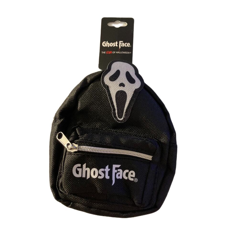 Ghost Face Mini Backpack Coin Purse Keychain Bioworld Scream NWT Horror New